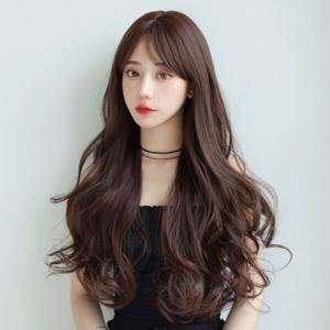 여자가발 긴가발 헤어 통가발 50-60cm 여성가발 전체가발 긴머리 웨이브 머리 웨이브 가발