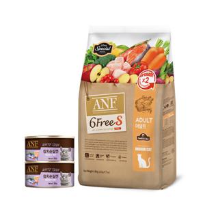 ANF 고양이사료 식스프리에스 어덜트 6.8kg +ANF 캔 2개 증정/캐시 추가 5% 적립