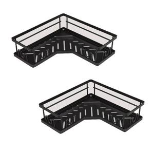 다다 2+2 강력한 접착식 무타공 스텐레스 욕실선반 코너형 특별 할인 프로모션