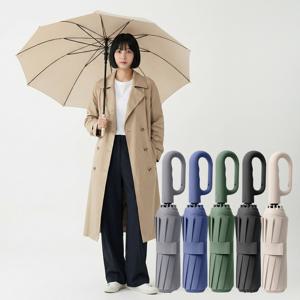 카라비너 자동 3단 초대형 양우산 UV 자외선 차단 휴대용