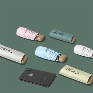 빼다 여름철 휴대용 UV자외선차단암막 5단접이식 초소형 경량 미니 양우산