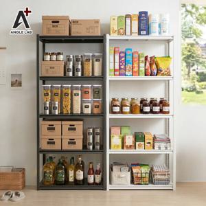 앵글연구소 고품질 풀메탈 철제선반 5단 튼튼한 가성비 수납장 팬트리 진열대