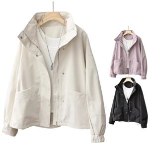 여성 바람막이 자켓 루즈핏 경량 후드 점퍼 여름 얇은 데일리 아우터