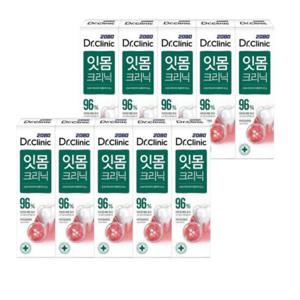 2080 닥터크리닉 치약 140g x 10개 3종중 선택 1 충치 잇몸 구취 치석케어 고불소 1450ppm