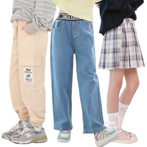봄신상 주니어 청바지/면바지/트레이닝복/팬츠/스커트초등학생 58종 택1