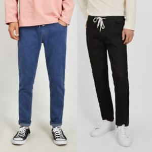 가이스토리 남자 남성 봄 가을 겨울 빅사이즈 청바지 데님 팬츠 올밴딩 허리로 오래 입어도 편안해요.