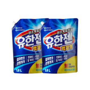유한젠 액상 리필 1.8L 2개 /산소계 표백제 액체표백제