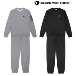 블랙야크키즈 공용 신축성 좋은 데일리 O루트니트맨투맨세트 (1BKSEFU903)