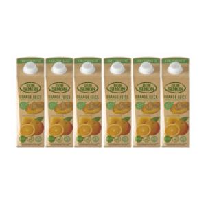 100% 무설탕 NFC 착즙주스 오렌지 1L 3팩+3팩 쥬스