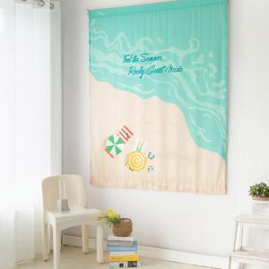 커렌시아 도톰 쉬폰 패브릭 포스터 창문 가리개커튼 1장