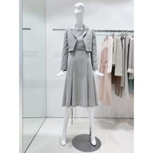 갤러리아 스퀘어 플레어 원피스 +재킷 세트(GR3A0OP121)