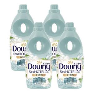 다우니 섬유유연제 화이트티 1L 4개