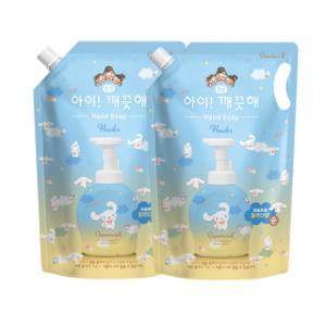 아이깨끗해X시나모롤 핸드워시 순향 리필 1.8L 2개