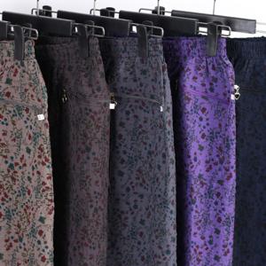 여름몸빼바지 꽃주름바지 엄마 할머니 인견바지 바스락팬츠 여성7부바지