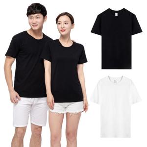 남자 반팔티 면티 빅사이즈 흰티 기본 무지 20수 라운드 남성 티셔츠 OFDJ-STST5