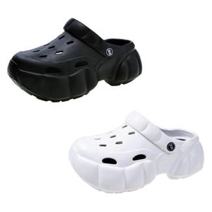 여성 통굽 키높이 가벼운 샌들 여름 신발 슬리퍼 병원 사무실 학교 실내화 스포츠 샌들화 (크룩스 대체)