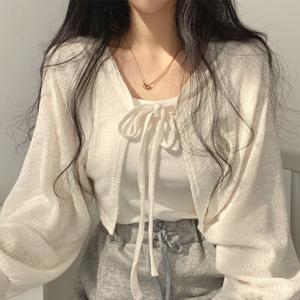 볼레로가디건 여성 여름가디건 베이직 숏 크롭 OFS-WCDG38