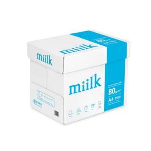 반다이 밀크 A4 복사용지 A4용지 80g 2500매 (1BOX) 6546