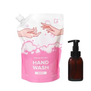 살림살림 프레쉬 플로럴 핸드워시 리필팩 플로럴 공병포함 1L