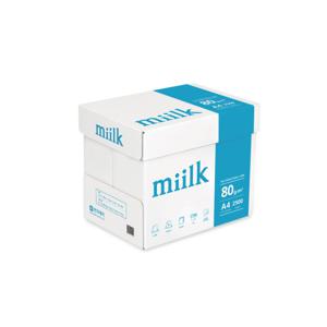 밀크 A4 복사용지 복사지 A4용지 milk 80g 2500매 1박스  한국제지 두꺼운 복사용지 복사지
