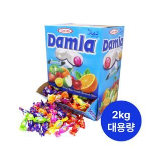 타야스 담라 어소티드 소프트캔디 블루 2kg 대용량 사무실 학교 학원 간식 사탕