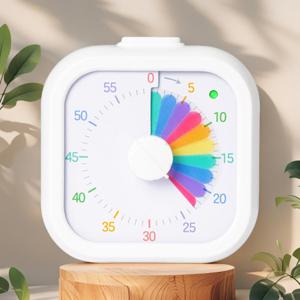 뽀모도로 타이머 무소음 다기능 알람 시계 구글타이머 스터디 공부