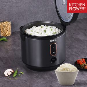 키친플라워 10인용 전기밥솥 불소수지코팅 3D입체방식 취사 보온 겸용 전기보온밥솥 가정용 사무실