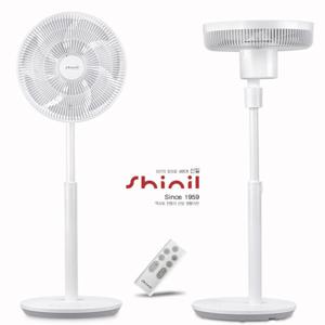 프리미엄 3D입체회전 BLDC 저소음 리모컨 스탠드 선풍기 12단계풍속 8시간타이머 좌석용 사무실 가정용