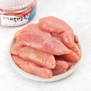 무색소 명란 젓갈 저염 명란젓 백명란 400g / 파지
