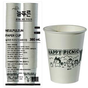 늘푸른 캐릭터 인쇄종이컵 380ml 500개입