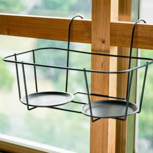 철제 화분걸이 받침대 베란다 발코니 난간 진열대 화분걸이대 ODM-FLOHG3