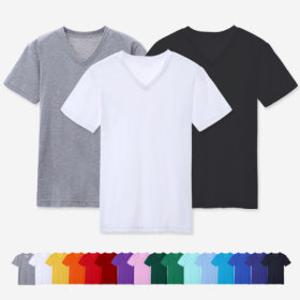 반팔 30수 브이넥 무지 면티 반팔티 기본티 이너티 흰티 V넥 레이어드 남녀공용