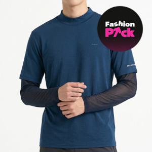 (패션픽) 파라고나 남성 냉감 토시 티셔츠 일체형 아웃도어 스포츠웨어 A26T212