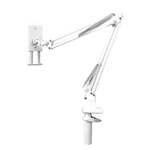 ABC 고정형 침대 스마트폰 태블릿 거치대 화이트