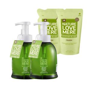 젖병세정제 거품형 용기 550ml 2개 + 거품형 리필 500ml 2팩 (무료배송)
