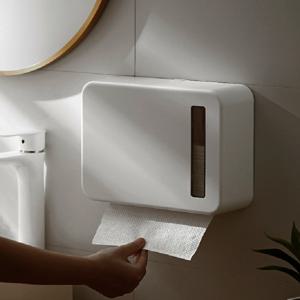 무타공 초강력 접착 다용도 간편 핸드타올 케이스 위생적 간편 슬림 디자인 잔량 확인