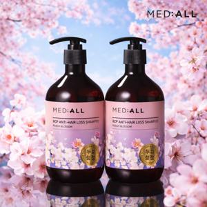 메디올 두피 청정 안티 헤어로스 샴푸 피치블라썸 480ml 2개