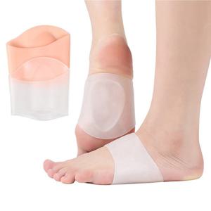 실리콘 발바닥 아치 패드 족막염 평발 깔창