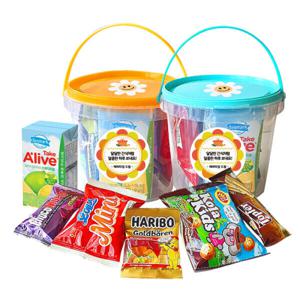 과자세트 간식꾸러미 구디백 학교 행사 과자선물 어린이집 유치원 단체 포장간식 답례품  어린이날 단체간식