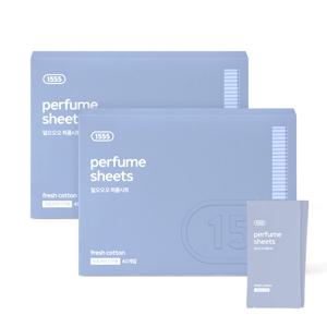 1+1 소프소프 퍼퓸시트 프레쉬코튼 40매입 - 의류관리기 스타일러 에어드레서 전용 향기시트