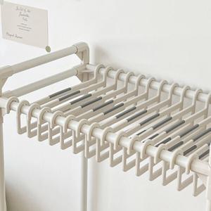 뱅크 논슬립 바지걸이 10P