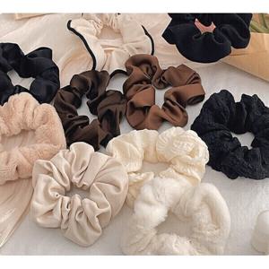 (1세트x10개)모던 트렌디 데일리 스크런치 곱창 헤어밴드 클래식 베이직 헤어 끈 띠 모음 (2세트추가할인)