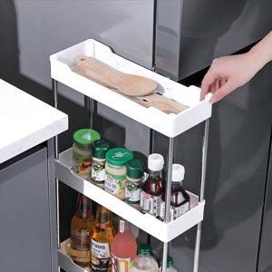 이동식 트롤리 미니 서랍 서랍장 3단 4단 틈새 수납장