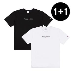 1+1 타미진스 커플티셔츠 자수로고티셔츠 여름맞이 할인찬스