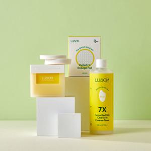 루솜 발효미 맑은결 토너  엠보겔 패드 3종 세트 피부진정 보습에 탁월