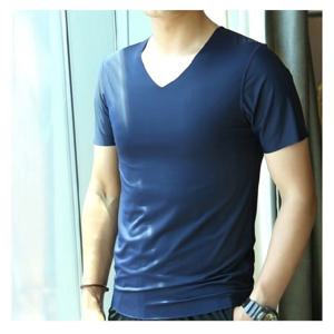 J2K 남성 심리스 반팔 런닝 햄라인 노라인 냉감 V넥 반팔티셔츠 여름 아이스 쿨티셔츠