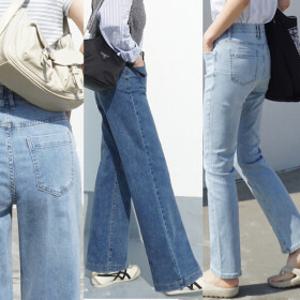 나나진 당일발송/봄청바지/신상/키작진/데님/일자/진청/부츠컷/밴딩/와이드/배기/빅사이즈/반바지/아이스진