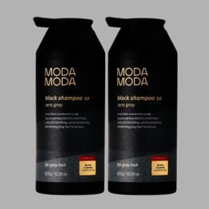 제로 그레이 블랙 샴푸 300g x 2통 블랙 10 새치샴푸 염색샴푸
