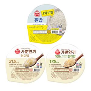 오뚜기 오뚜기밥 18개+18개 골라담기 (흰밥/가뿐한끼현미밥/식이섬유플러스밥)