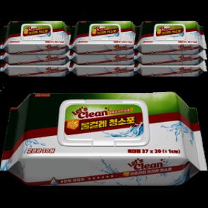 물걸레청소포 특대형 10팩/ 총300매 (팩당 30매) 고급형 베이킹소다 항균